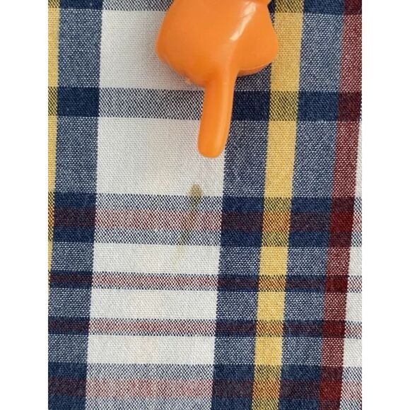 American Rag Cie Men's XXL 100% Cotton Short Sleeve Plaid Button Up Shirt - Picture 7 of 8